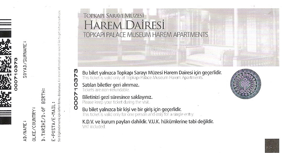Harem Dairesi - Museo histórico en Cankurtaran - Estambúl - Turquía (1) - Asia